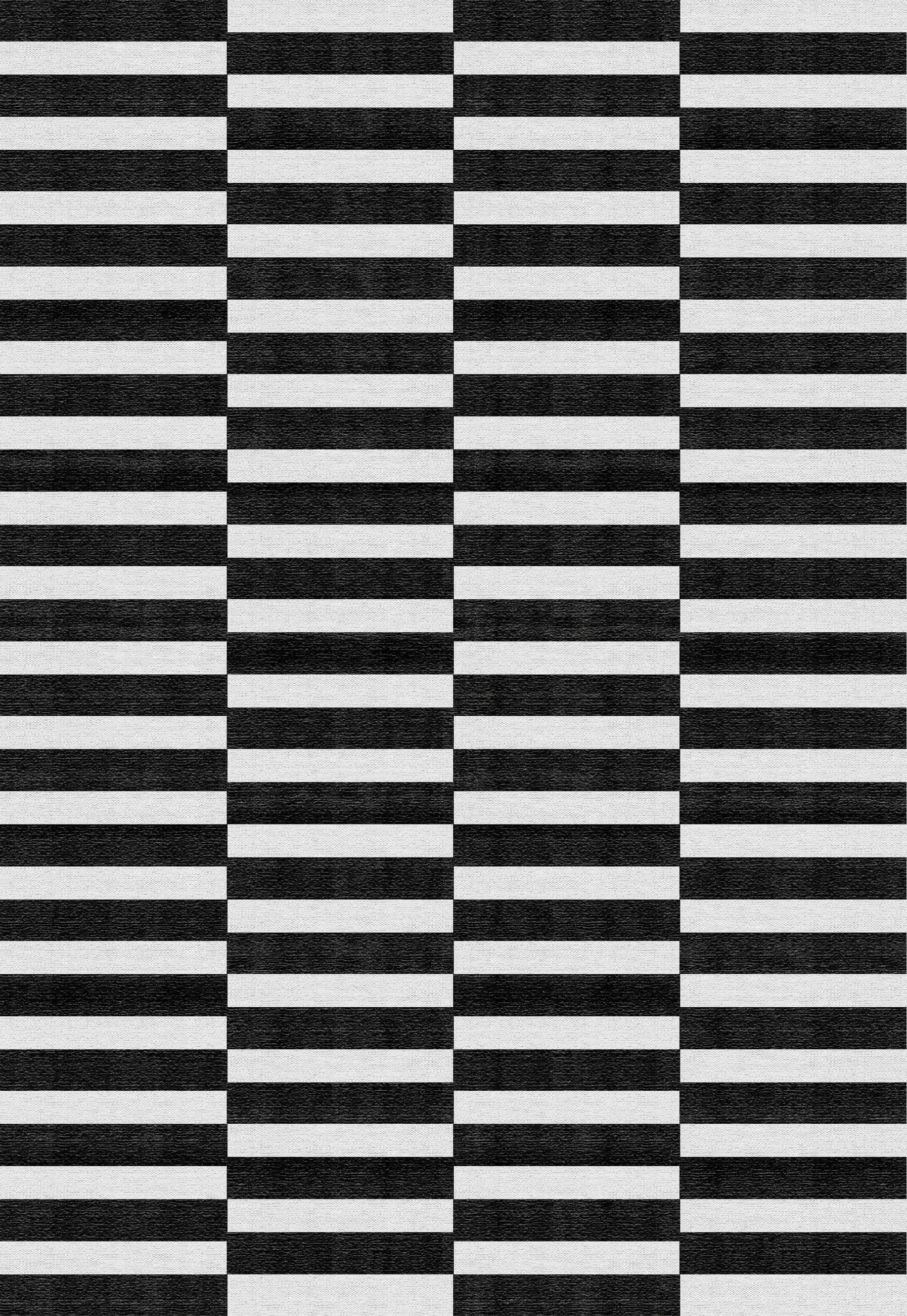 TUFTTEPPICH 80/150 cm MESIO STRIDER Grauweiß, Schwarz  - Grauweiß/Schwarz, Design, Kunststoff/Textil (80/150cm) - Lindorug