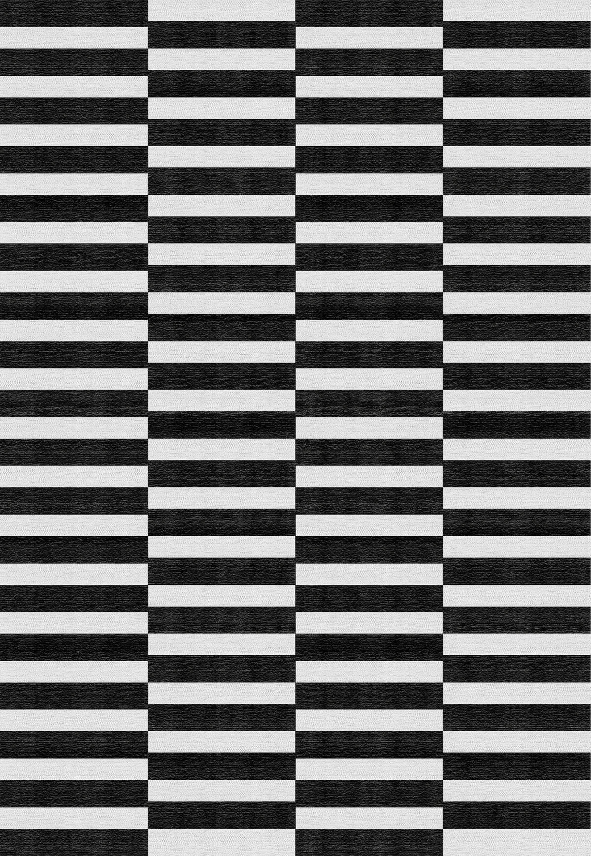 TUFTTEPPICH 80/150 cm MESIO STRIDER Grauweiß, Schwarz  - Grauweiß/Schwarz, Design, Kunststoff/Textil (80/150cm) - Lindorug