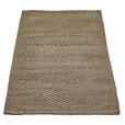 HANDWEBTEPPICH 70/140 cm  - Taupe, Design, Textil (70/140cm) - Linea Natura