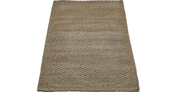 HANDWEBTEPPICH 70/140 cm  - Taupe, Design, Textil (70/140cm) - Linea Natura