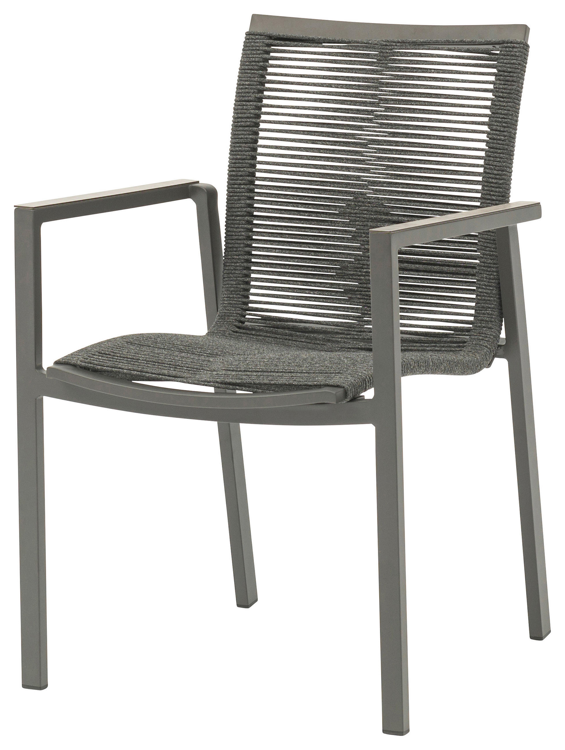 VRTNA STOLICA siva metal, tekstil - siva, Design, metal/tekstil (55/83/62cm) - Amatio