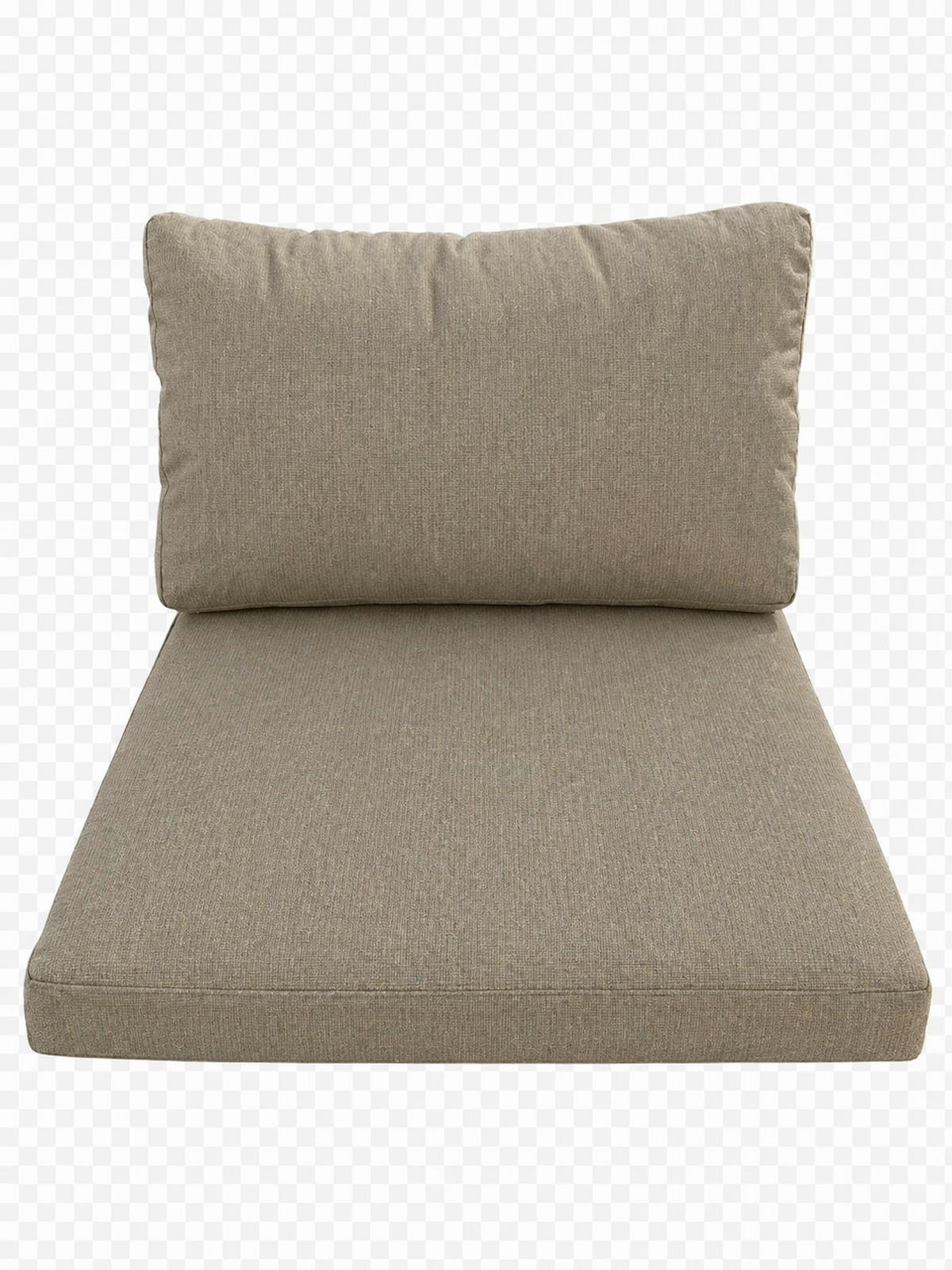SITZ-UND RÜCKENKISSENSET   72/78/48 cm  - Taupe, Basics, Textil (72/78/48cm)