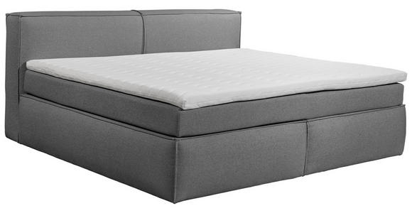 FAMILIENBOXSPRINGBETT - Dunkelgrau/Schwarz, LIFESTYLE, Kunststoff/Textil (240/200cm) - Esposa