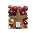 CHRISTBAUMKUGEL-SET 33-teilig Goldfarben, Rot - Rot/Goldfarben, Kunststoff (5cm) CHRISTBAUMKUGEL-SET 33-teilig Goldfarben, Rot - Rot/Goldfarben, Kunststoff (5cm)