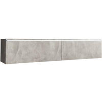 NIZKA OMARICA siva  - siva, Trendi, umetna masa/leseni material (140/30/33cm) - P & B