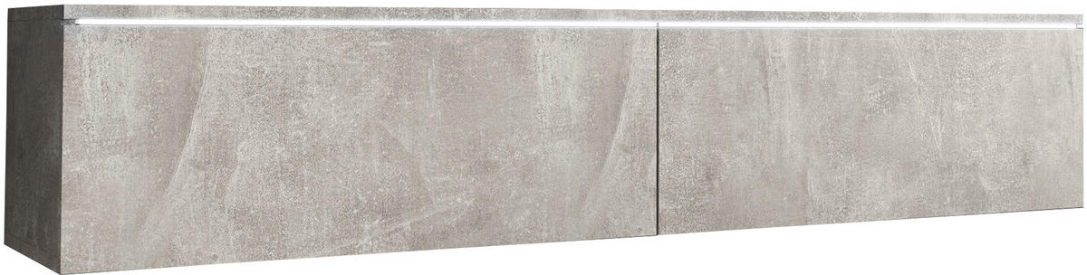 NIZKA OMARICA siva  - siva, Trendi, umetna masa/leseni material (140/30/33cm) - P & B