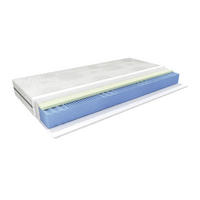 VZMETNICA 90/200 cm  - siva/bela, Basics, tekstil (90/200cm) - Swedish Line