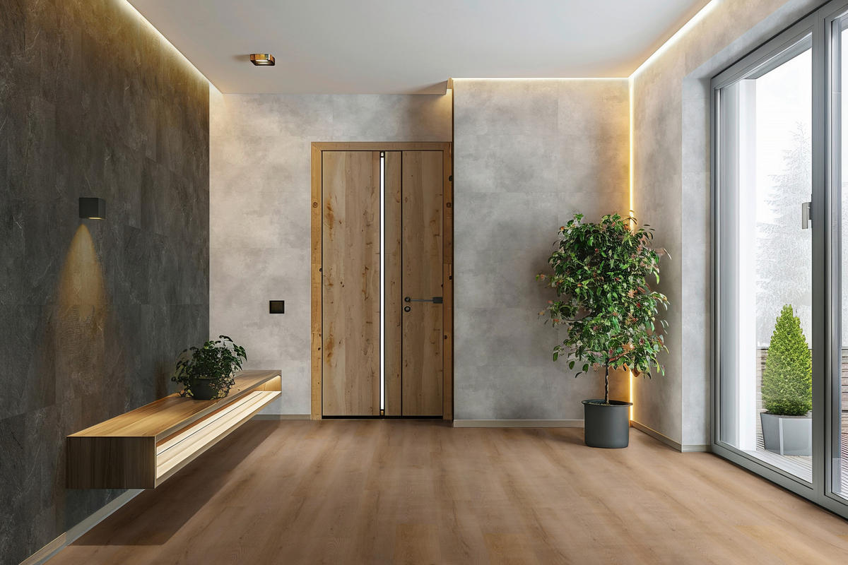 WANDPANEEL Revêt Design-Wandfliesen 12 Stück Anthrazit  - Anthrazit, MODERN, Kunststoff (60/30/0,37cm)