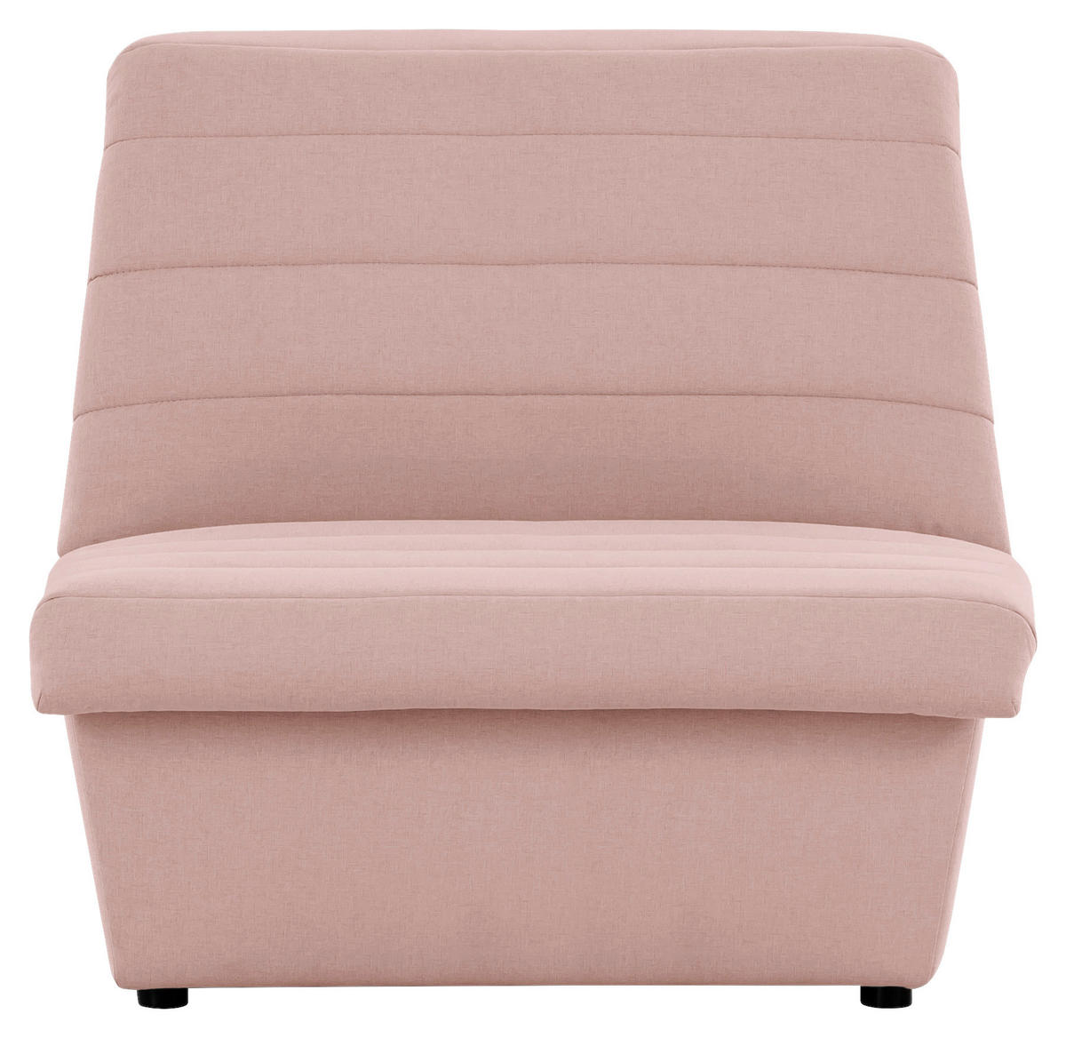 SESSEL Webstoff Rosa    - Schwarz/Rosa, Design, Kunststoff/Textil (92/92/103cm) - LOOKS by W.Joop