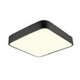 LED-DECKENLEUCHTE 40/40/5 cm   - Schwarz/Weiß, Basics, Kunststoff/Metall (40/40/5cm) - Boxxx