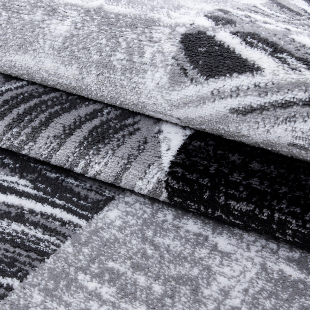 WEBTEPPICH 160/230 cm Parma Schwarz  - Schwarz, KONVENTIONELL, Textil (160/230cm) - Novel