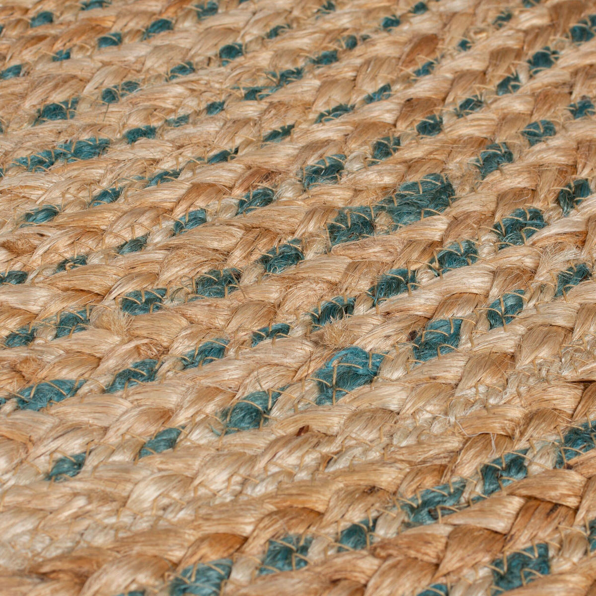 HANDWEBTEPPICH 180 cm Jute Circles Naturfarben  - Naturfarben, KONVENTIONELL, Textil (180cm)