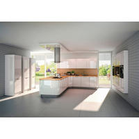 EINBAUKÜCHE NOVA LACK  - Weiß, Design, Holzwerkstoff - Nolte Küchen