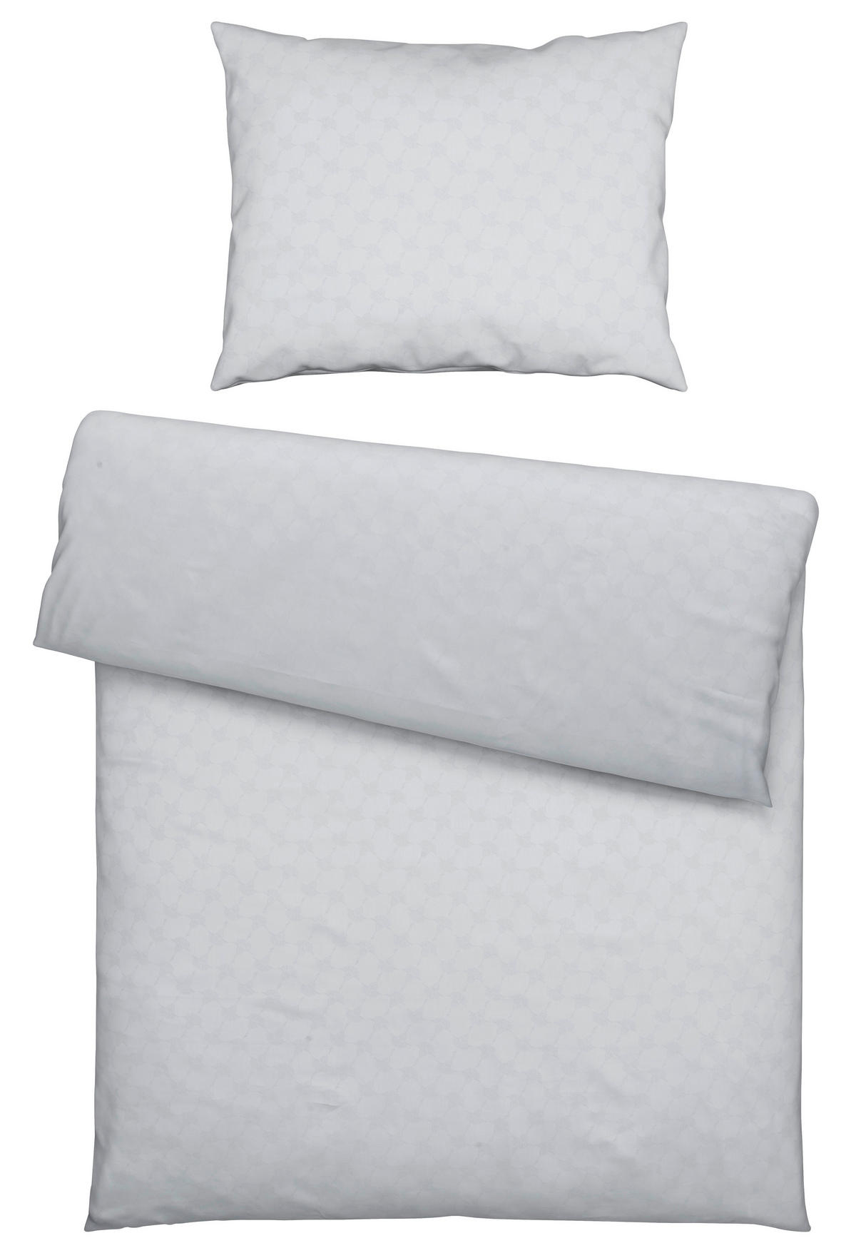 BETTWÄSCHE Makosatin 140/200 cm  - Silberfarben, Basics, Naturmaterialien/Textil (140/200cm) - Joop!