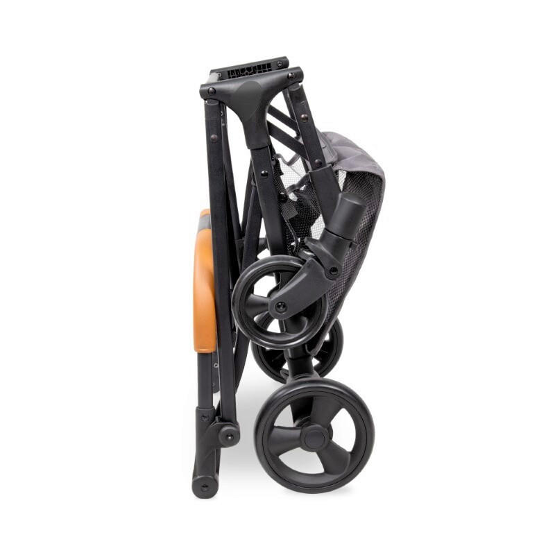 TIER-BUGGY P2 Pet Stroller  - Schwarz/Grau, Basics, Textil/Metall (68/44/100cm) - WONDERFOLD