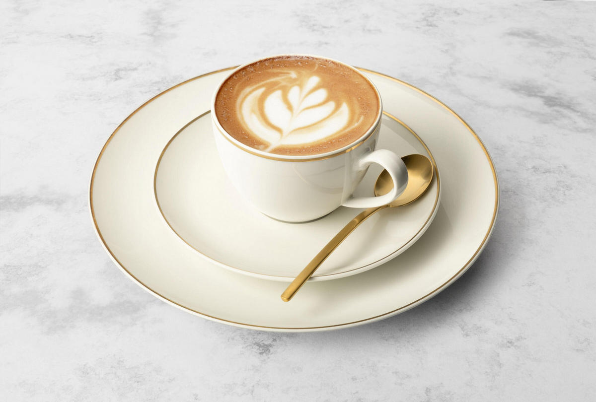 SERVIS ZA KAVU     Savona  18-dijelni  - boje sedefa/zlatne boje, Basics, keramika - Seltmann Weiden