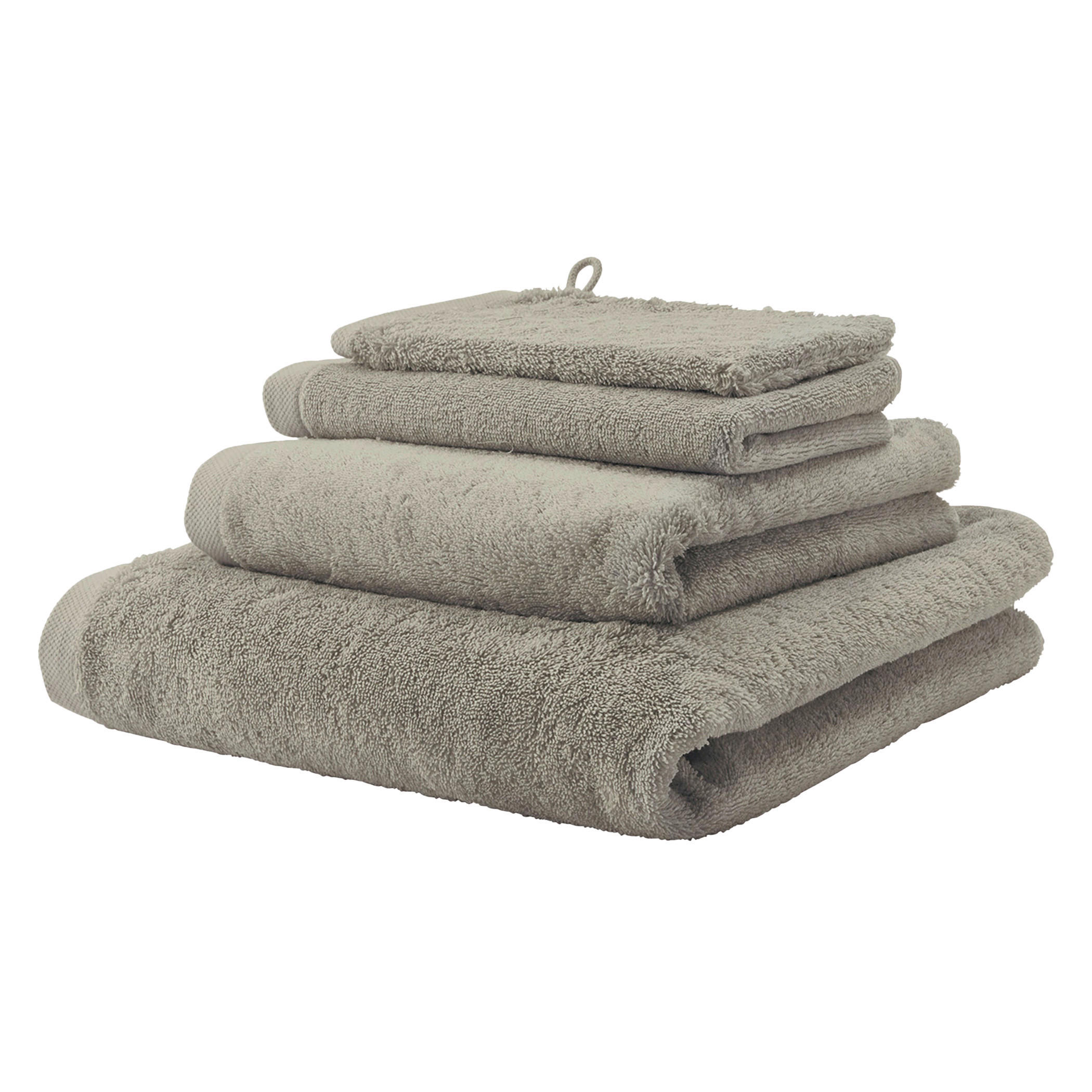 HANDTUCH LONDON Olivgrün  - Olivgrün, Basics, Textil (55/100cm) - Aquanova