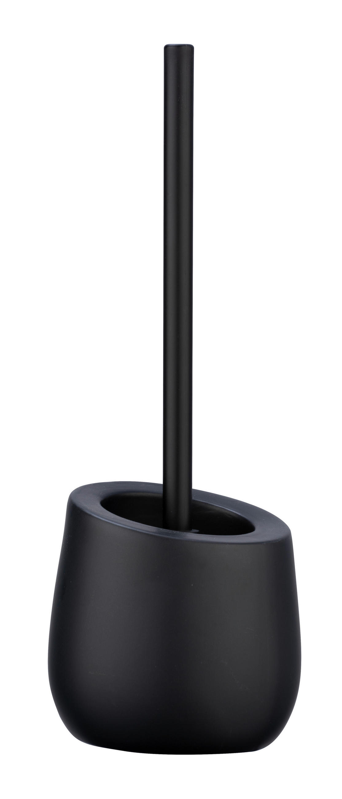 WC-BÜRSTENGARNITUR in Keramik  Kunststoff   - Schwarz, Basics, Keramik/Kunststoff (13,5/38/13,5cm) - Wenko