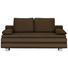 BOXSPRINGSOFA in Textil Braun, Orange - Chromfarben/Braun, Design, Textil/Metall (204/95/100cm) BOXSPRINGSOFA in Textil Braun, Orange - Chromfarben/Braun, Design, Textil/Metall (204/95/100cm)