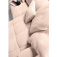 ECKSOFA Rosa Flachgewebe  - Schwarz/Rosa, KONVENTIONELL, Kunststoff/Textil (280/170cm) - Carryhome