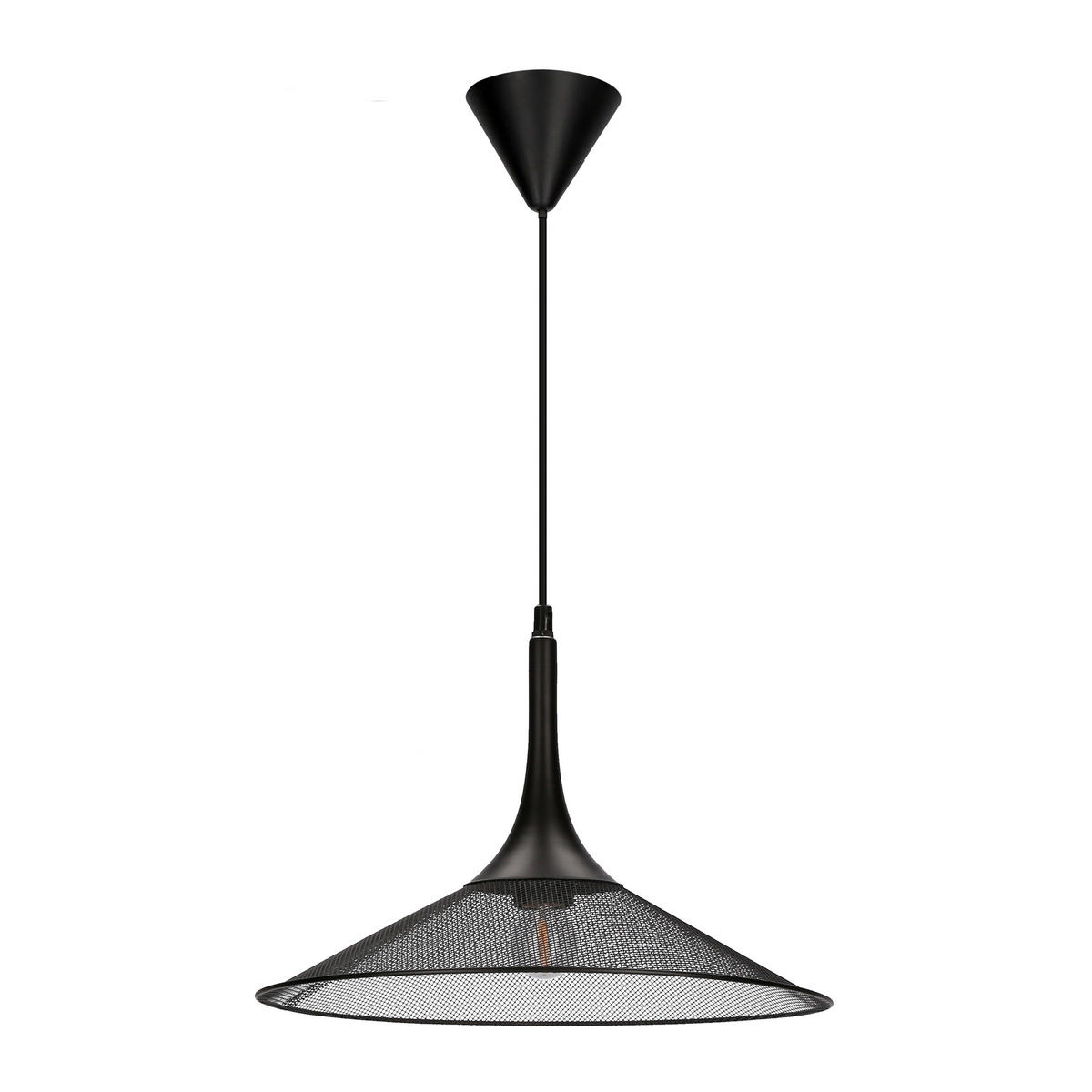 PENDELLEUCHTE 36/36/110 cm  - Schwarz, Design, Metall (36/36/110cm)