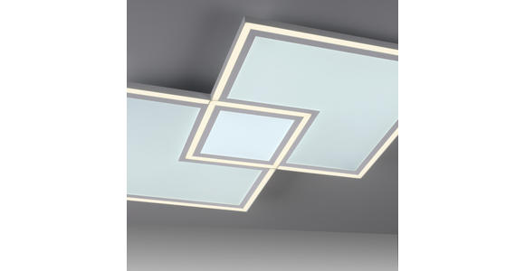 LED-DECKENLEUCHTE 67/67/5 cm   - Weiß, Trend, Kunststoff/Metall (67/67/5cm) - Novel