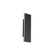 LED-WANDLEUCHTE 28/4,5/8 cm  - Schwarz, Design, Kunststoff/Metall (28/4,5/8cm) - Novel