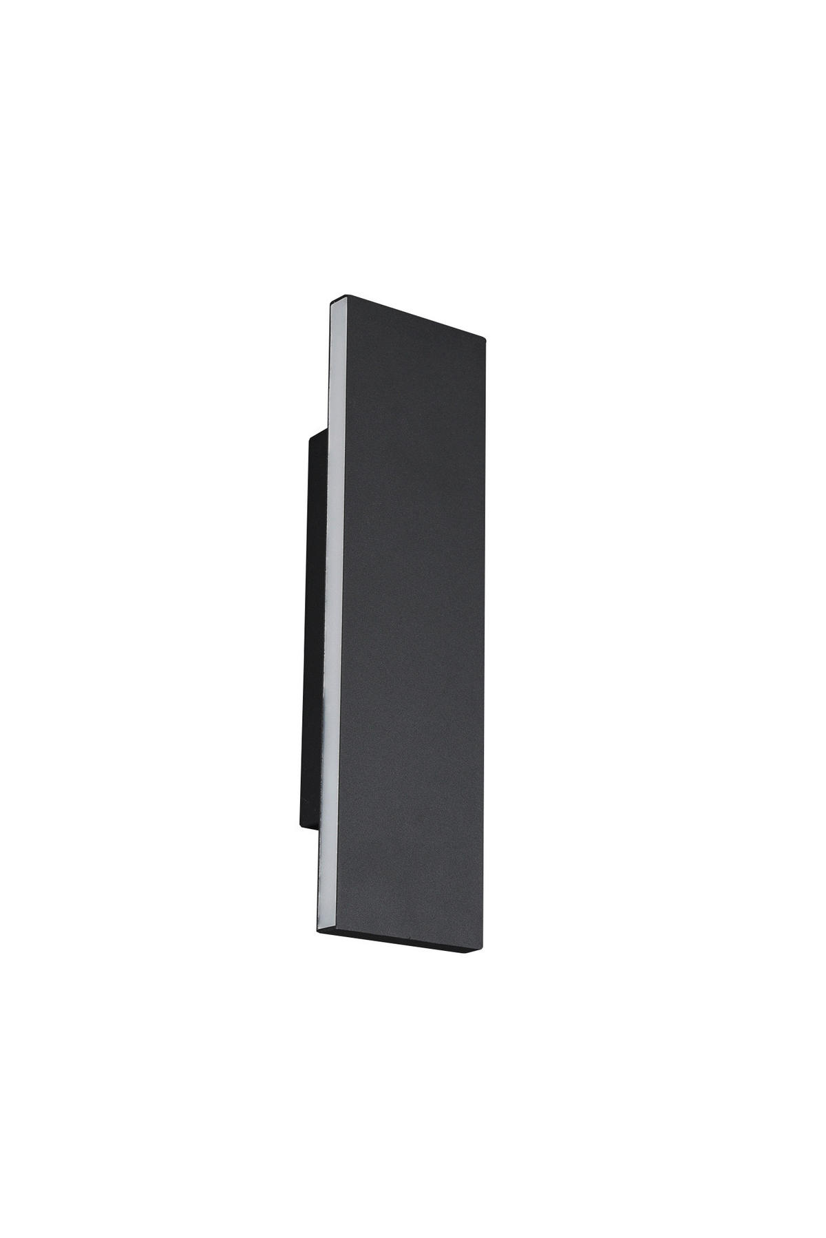 LED-WANDLEUCHTE 28/4,5/8 cm  - Schwarz, Design, Kunststoff/Metall (28/4,5/8cm) - Novel