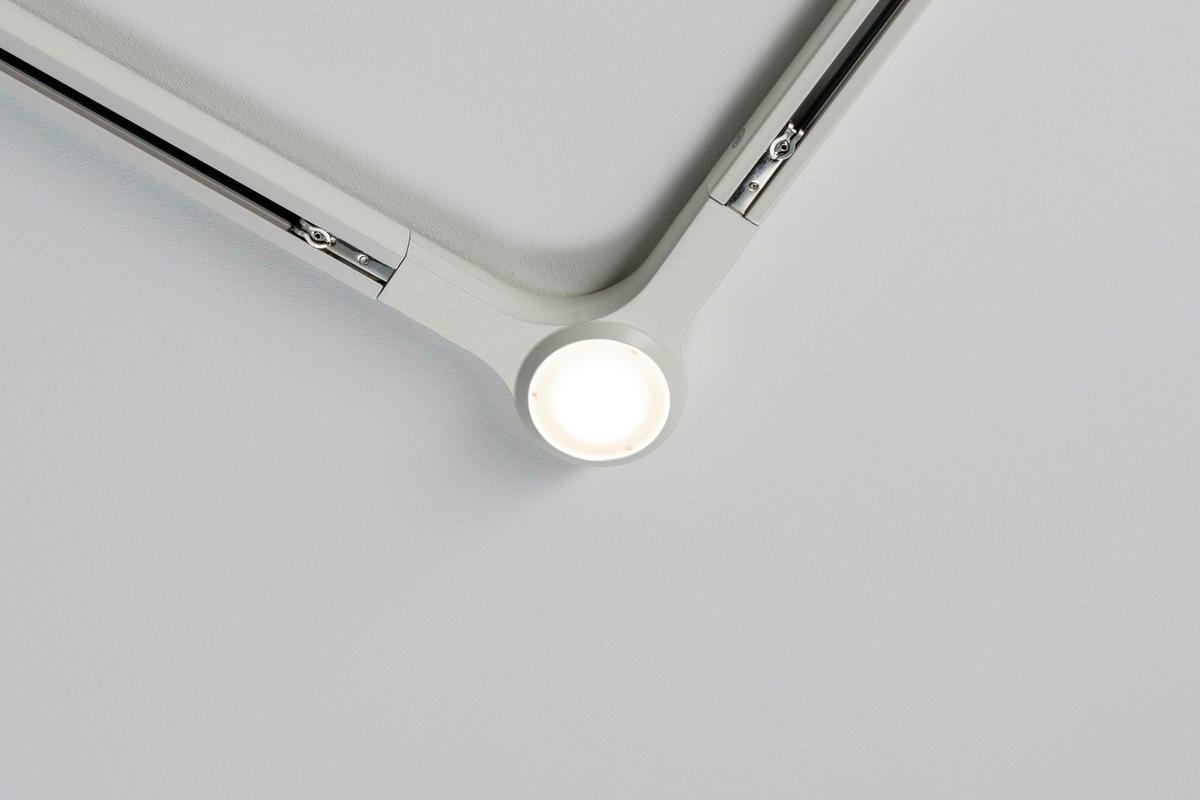 SCHIENENSYSTEM-VERBINDER URail   - Weiß, Design, Metall (14,1/2,7/14,1cm) - Paulmann