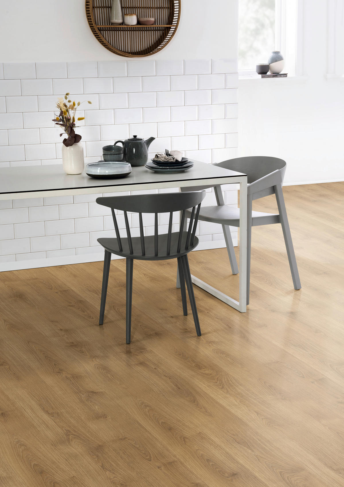 LAMINATBODEN Nord Eiche EGGER Nature Sense  per  m² - Eichefarben/Braun, KONVENTIONELL, Holzwerkstoff (129.2/19.3/0.8cm) - Egger Holzwerkstoffe