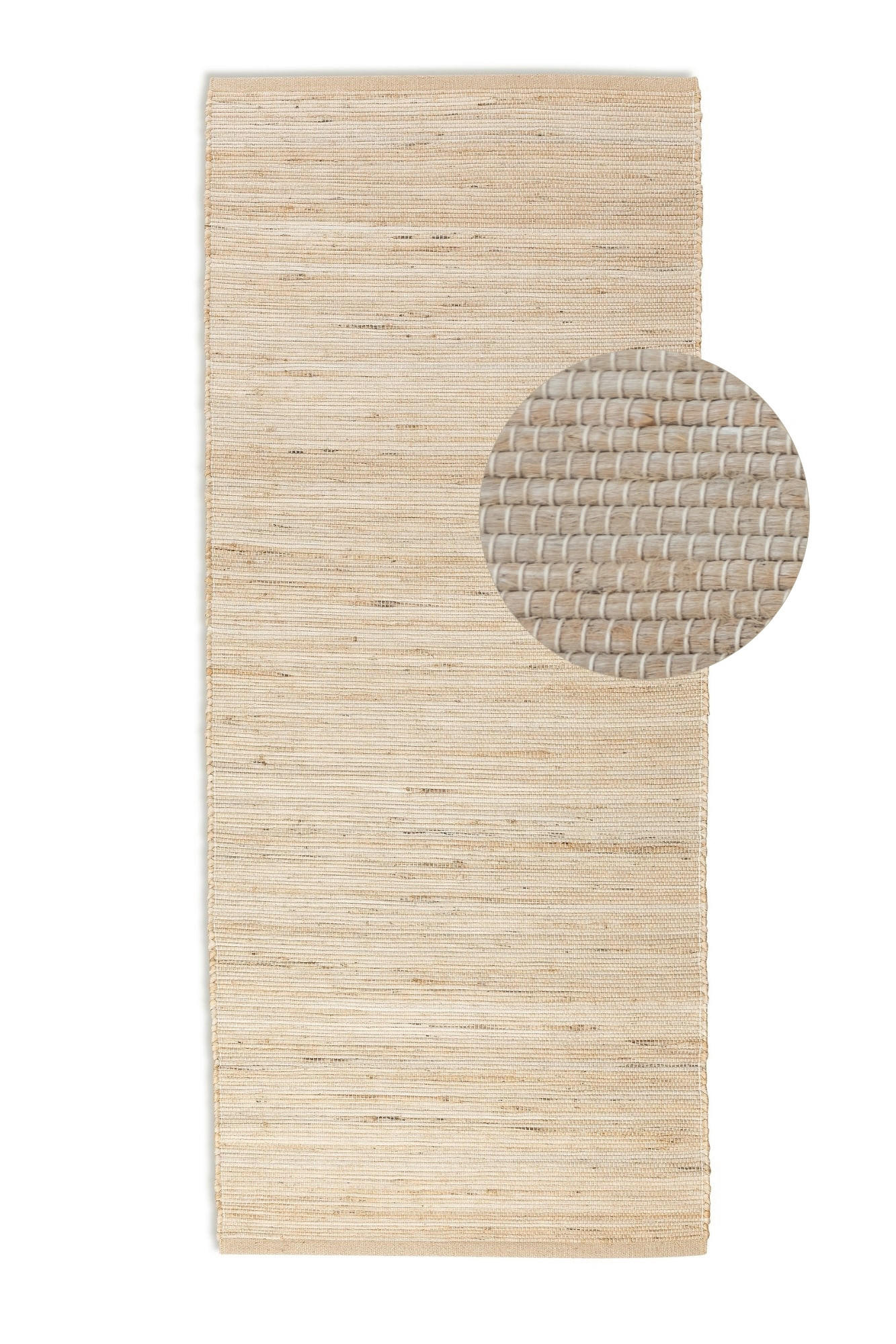 LÄUFER 80/200 cm Handloom 1.0  - Beige, Basics, Textil (80/200cm)