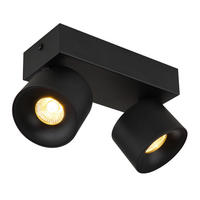 LED REFLEKTOR  - prozirno/crna, Design, metal/plastika (20,5/7,2/12cm) - Globo