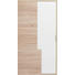ECKSCHRANK in Weiß, Eichefarben - Eichefarben/Silberfarben, Design, Holzwerkstoff/Metall (85/165/33cm) - Celina ECKSCHRANK in Weiß, Eichefarben - Eichefarben/Silberfarben, Design, Holzwerkstoff/Metall (85/165/33cm) - Celina