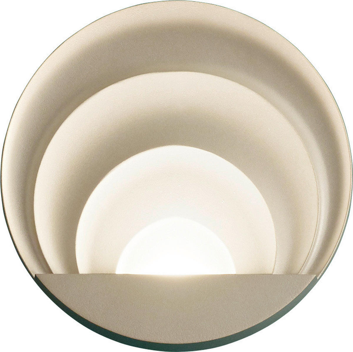 LED-WANDLEUCHTE Sunrise 26/6,5 cm  - Goldfarben, Design, Metall (26/6,5cm) - Fabas Luce