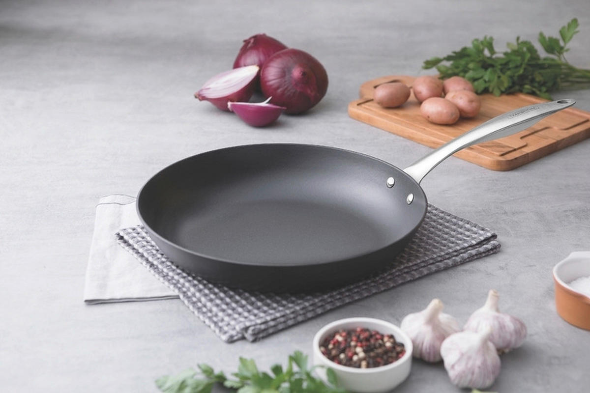 BRATPFANNE TRENTO 30 cm  - Schwarz, KONVENTIONELL, Metall (30cm)