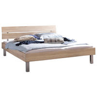 BETT 90/200 cm Eichefarben  - Eichefarben, Design, Metall (90/200cm) - Hasena