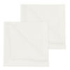 SERVIETTE 2ER SET 50/50 cm   - Weiß, Basics, Textil (50/50cm) - Curt Bauer