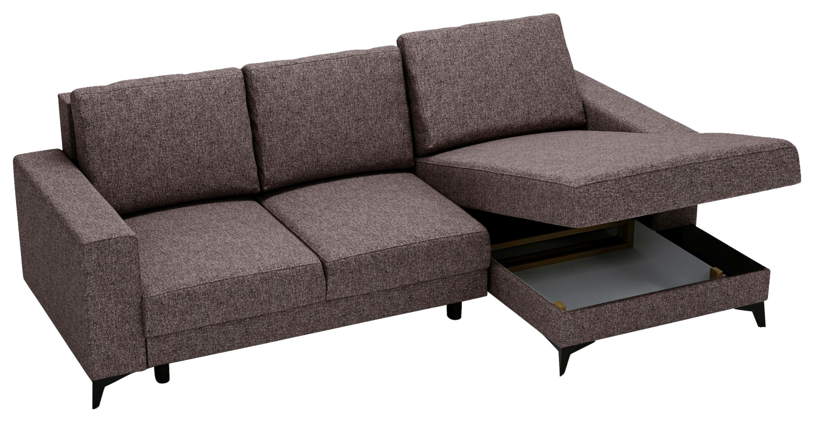 Livetastic Ecksofa Braun 244x156 cm