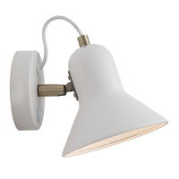 WANDLEUCHTE   - Weiß, Basics, Metall (16.6/13.6/16.8cm)