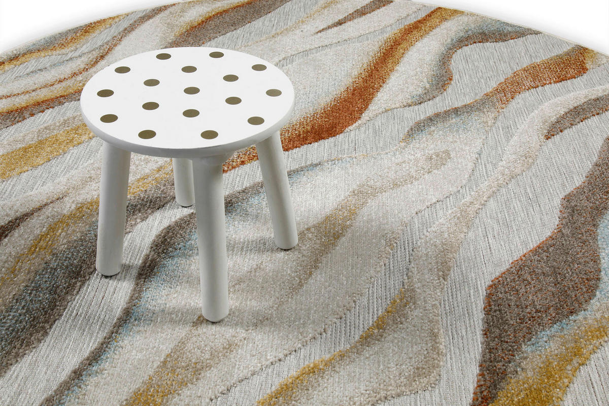 OUTDOORTEPPICH 120 cm Creek Multicolor  - Multicolor, KONVENTIONELL, Textil (120cm) - WECON HOME