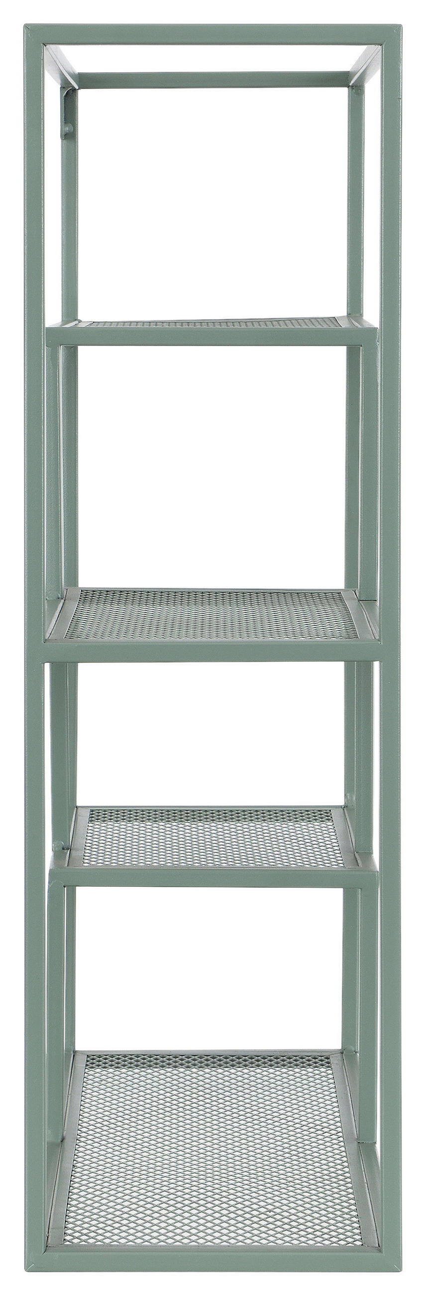 WANDREGAL 50/60/18 cm  - Grün, Basics, Metall (50/60/18cm) - home24