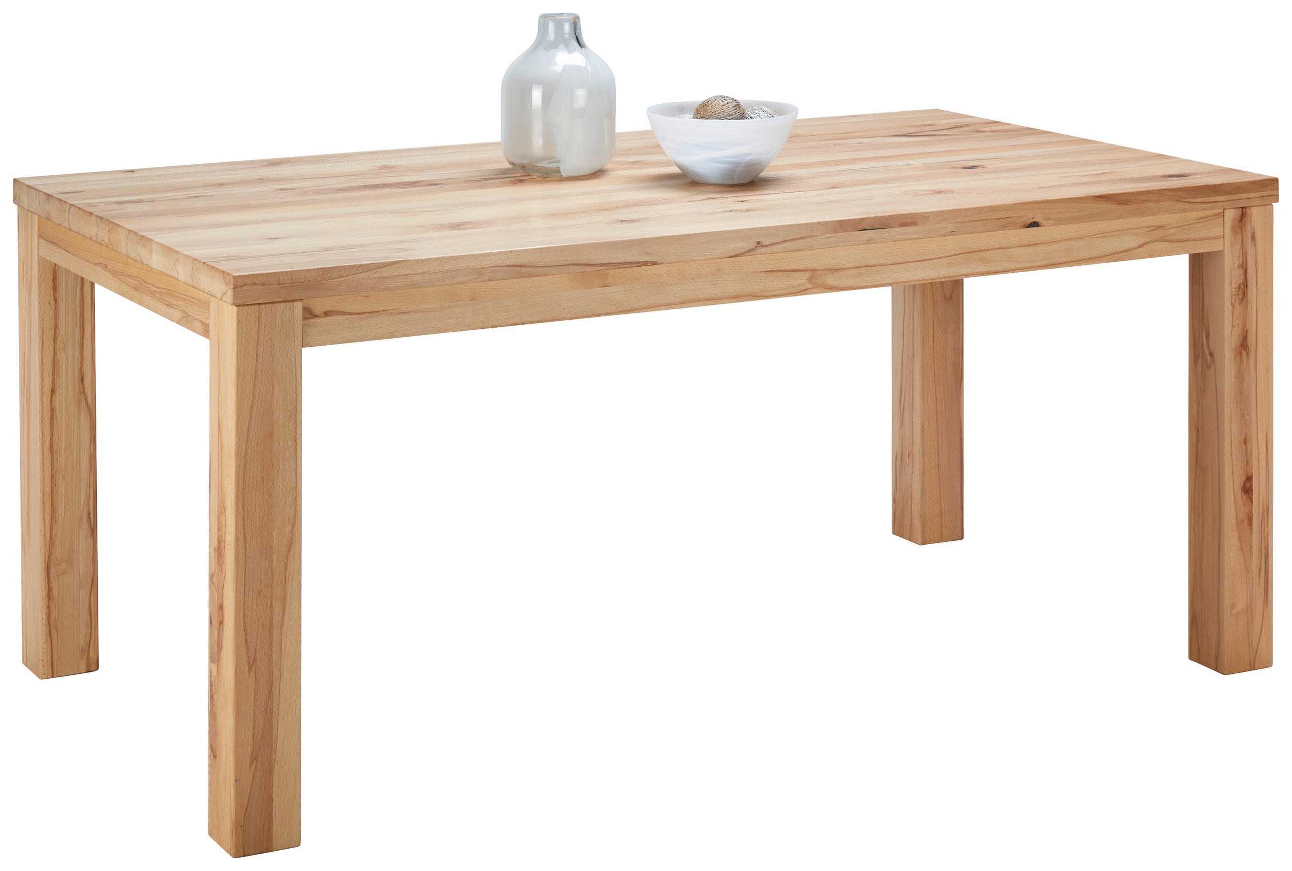 JÍDELNÍ STŮL, divoký jádrový buk, barvy buku, 160/90/75 cm - barvy buku, Natur, dřevo (160/90/75cm) - Linea Natura