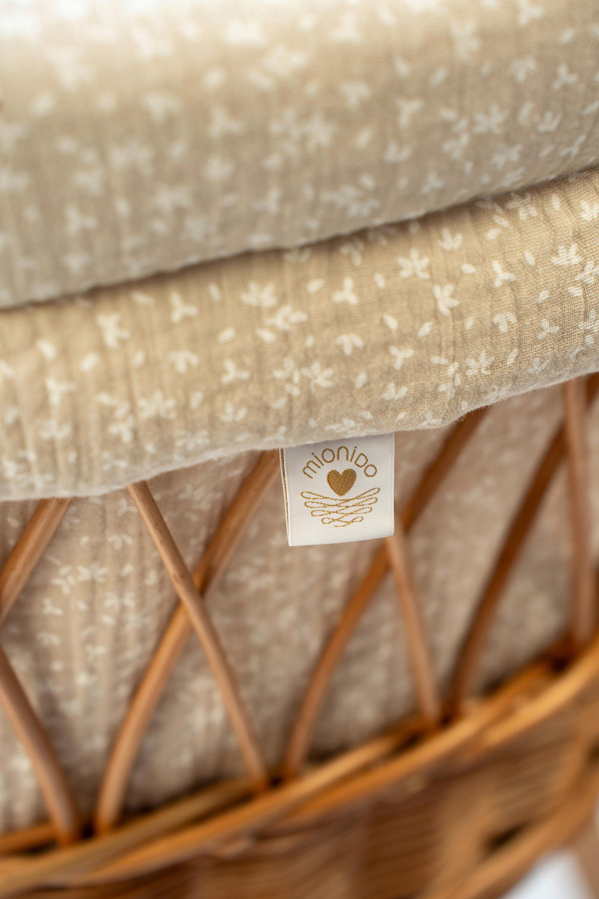 STUBENWAGEN-KOMPLETTSET Bollerwagen Tony Nature's Harmony Buche  Weiß, Buchefarben, Champagner  - Champagner/Buchefarben, Basics, Holz/Textil (60/167/100cm) - Mionido