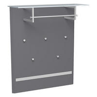 GARDEROBENPANEEL  in 95/104/29 cm  - Anthrazit, Design, Holzwerkstoff (95/104/29cm) - Dieter Knoll