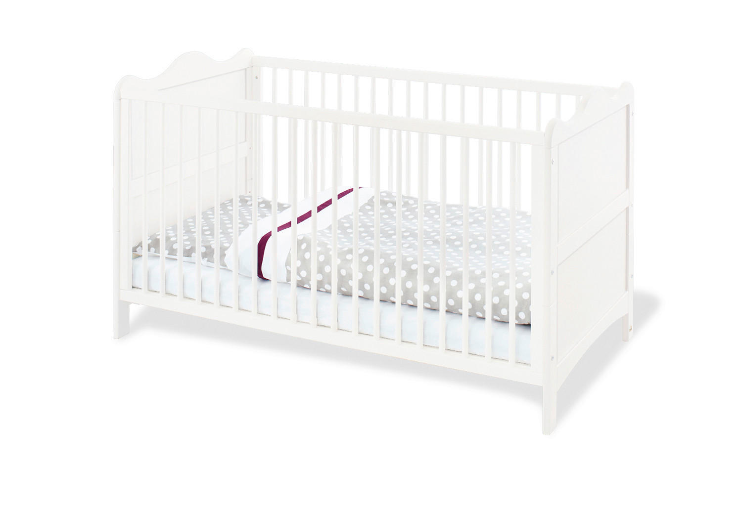 BABYZIMMER FLORENTINA - Weiß, ROMANTIK / LANDHAUS, Holz/Holzwerkstoff - Pinolino