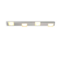 LED-DECKENLEUCHTE 72/12/3 cm   - Grau, Design, Metall (72/12/3cm) - BOPP