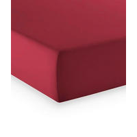 BOXSPRING-FIXLEINTUCH - Rot, Basics, Textil (140-160/200-210cm) - Fleuresse