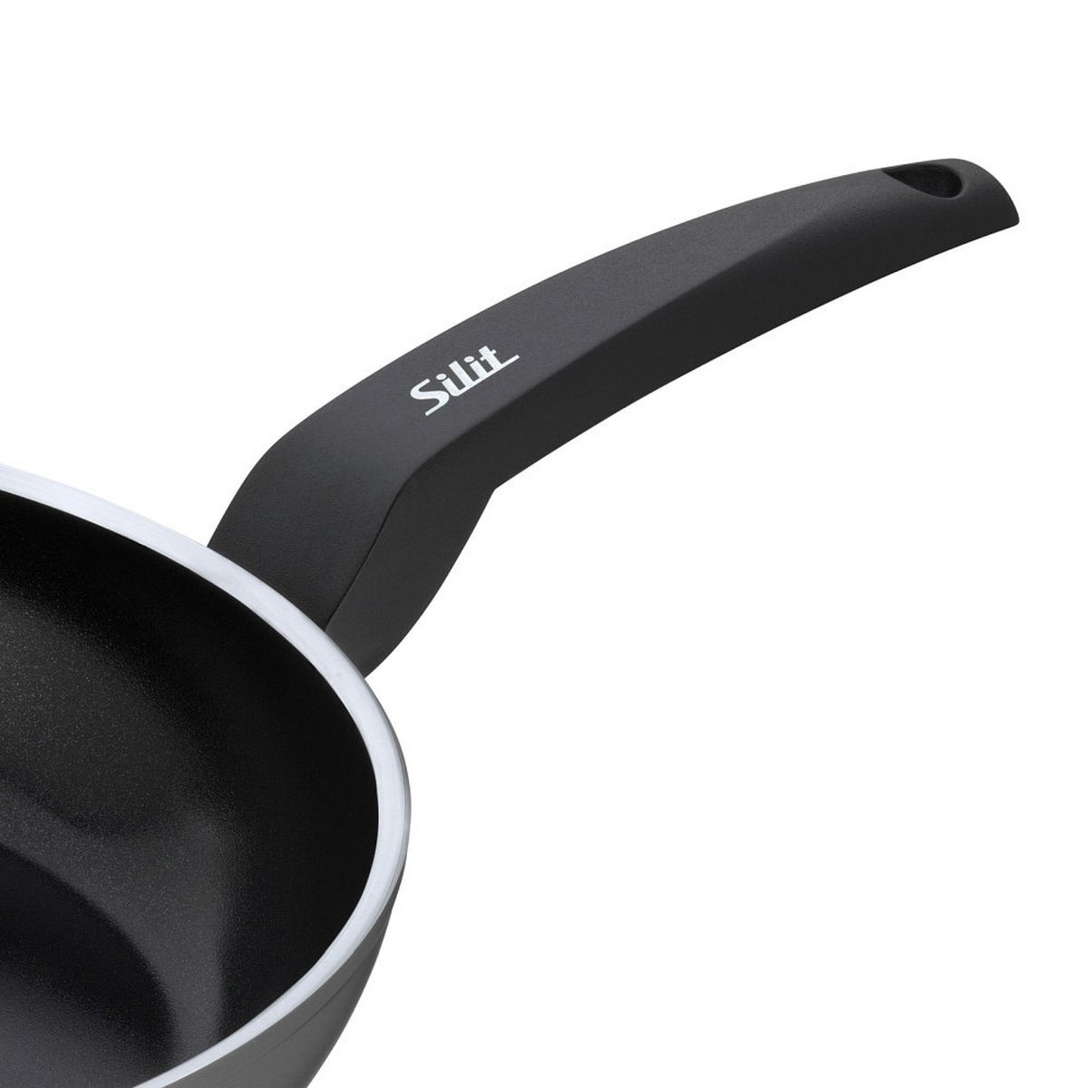 BRATPFANNE messino Keramikbeschichtung 24 cm  - Schwarz, Keramik/Kunststoff (24cm) - Silit