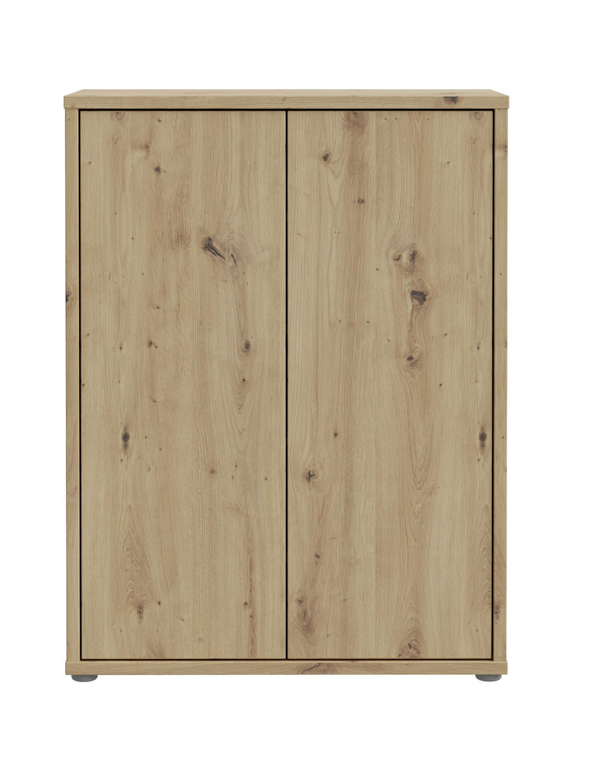 SKOSKÅP Alice Springs  i 74,5/99,1/34,9 cm  - grå/ek Artisan, Modern, trämaterial/plast (74,5/99,1/34,9cm) - Best Price