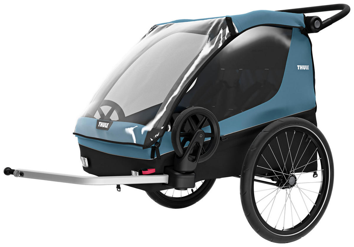 FAHRRADANHÄNGER   Courier  - Blau/Schwarz, Trend, Metall (76/32/105cm) - Thule